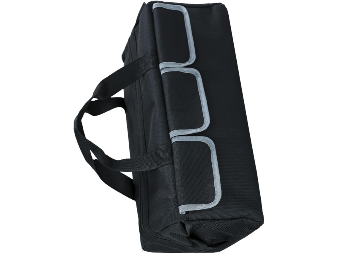 Bolsa para ferramentas com alças reforçadas e design espaçoso, com zíper.