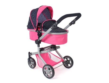 Bayer Chic 595 84 Cochecito De Muñecas Convertible Mika,rosa Con Lunares Bayer Chic 2000