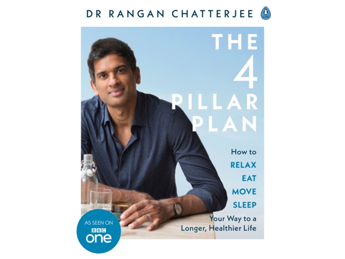 Livro The 4 Pillar Plan de Rangan Chatterjee (Inglês)