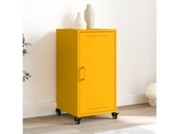 Aparador 36x39x72 cm Acero Amarillo Mostaza