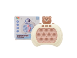 Mali brinquedo Sensorial Push Pop Bubble Educativo para Aliviar Pressão para Crianças Acima de 3 Anos Marrom