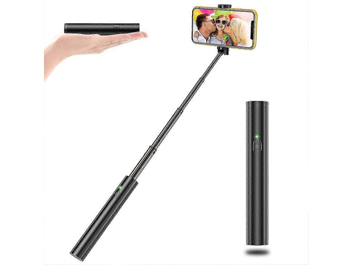 Lurelia Bastão De Selfie Bluetooth, Extensível, Até 16,5 Cm, Para Telemóvel, Em Liga De Alumínio