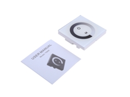 2026 interruptor de Parede com Painel Táctil Dimmer Controlador para Tiras Led Dc 12v 24v Cor Branca Canal Individual