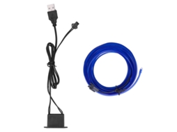 Rebe-luz Ambiental Led Flexible Para Coche 3m/9.8ft, Tira De Luces Interior Decorativa, Accesorios De Auto