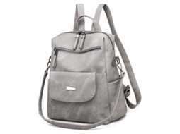 Mochila De Viagem De Mulher Rnemitery Multifuncional Design Cinzento (tamanho Único)