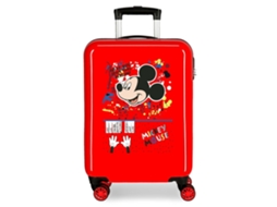 Mala de Viagem Infantil Cabine DISNEY Mickey Colour Mayhem Vermelho (50x38x20cm - 34L)