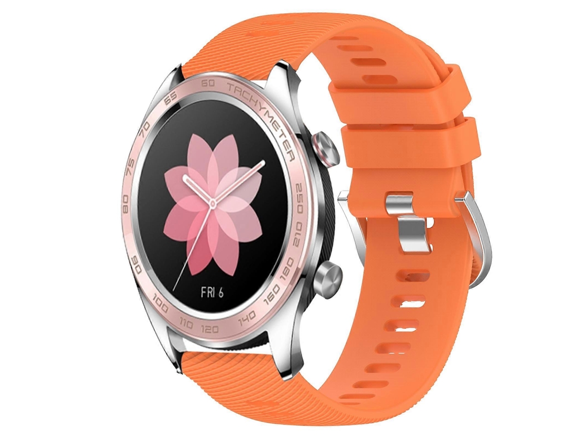 Pulseira De Silicone Macio De Cor Sólida De 22 Mm Para For Honor Watch Dream
