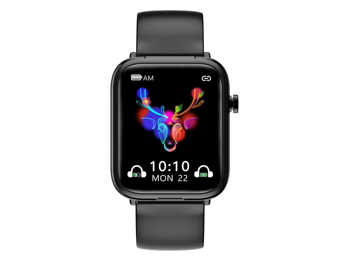 Pulseira Inteligente 2 em 1 com Fones de Ouvido Sem Fio Tela 1.69 Polegadas IPX7 Rastreador de Fitness S/MARCA