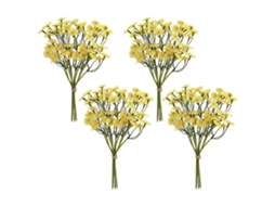Laxiscreed Conjunto De 4 Pequenas Flores De Seda Para Decoração De Interiores