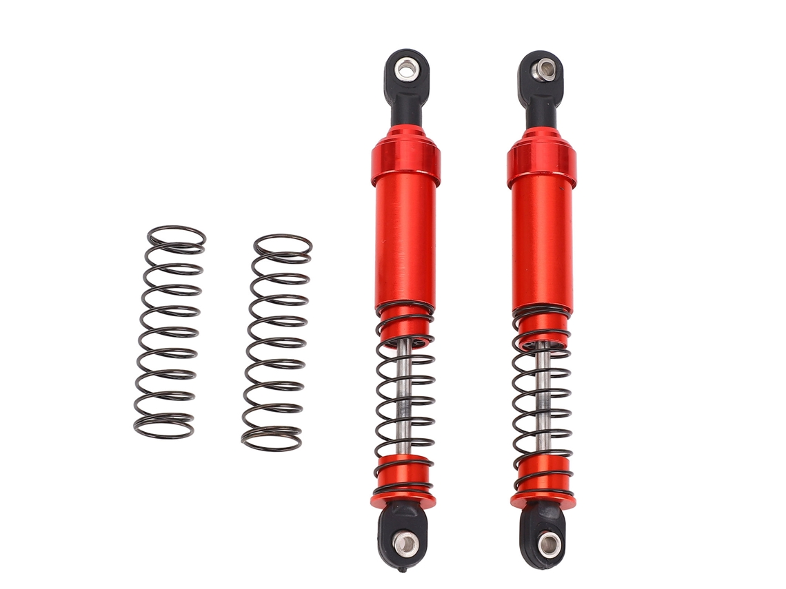 Conjunto de amortecedores de óleo Business de 95mm para carros RC, vermelhos | S/MARCA