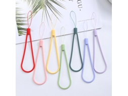 Cordão De Pulso, Alça De Mão, Cordão De Silicone Impermeável, Pingentes Para Os Pés E Polegares, Chaveiros, 7 Peças Em Cores Sortidas.