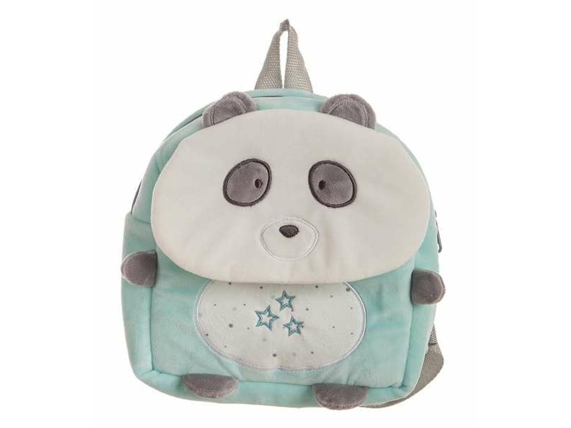 Mochila Infantil Azul Panda 26 X 22 cm