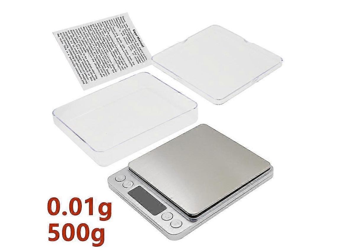 Balança Digital De Alta Precisão 0,01g/0,1g, Eletrônica Portátil, Ferramenta Medição Peso, Alimentos Cozinha Para Fitness Slowmoose