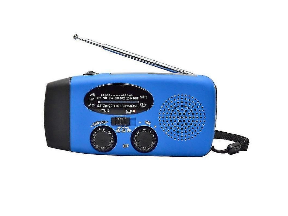 Rádio De Emergência Solar De 1000mah Rádio Meteorológico Am, Fm E Wb, Rádio De Manivela Compatível Com Certas Marcas. Olysi Shop