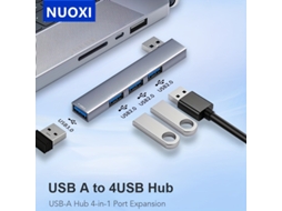 Extensor Usb com Divisor de 4 Portas para Tablets de Viagem STELASPLEN