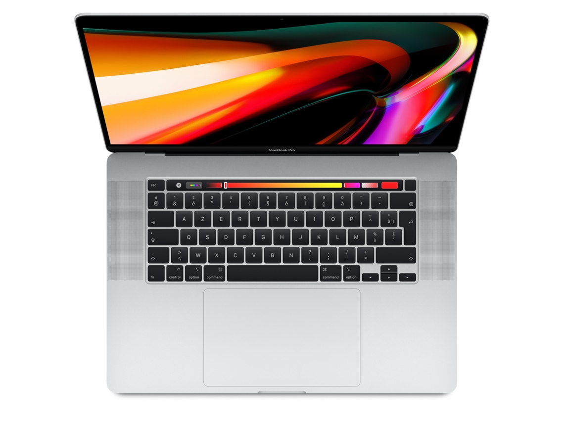 Macbook Pro Touch Bar 16" Apple Prateado (recondicionado  - Marcas Mínimas  - Intel Core I7 - Ram 16 Gb - 512 Gb Ssd - Teclado Pt)