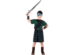Fato de Dark Brave Scotsman para criança