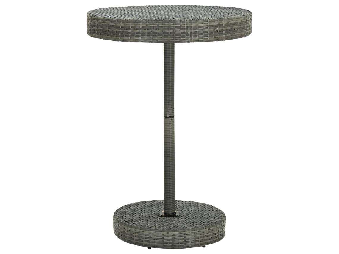 Garden Table, Garden Tables Vidaxl Cinzeto Rattan / Vime (75.5 X 106 Cm)
