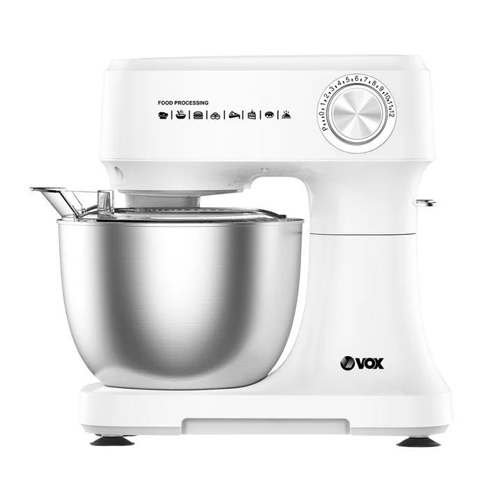 Batedeira com taça VOX KR3001 (600 W - 4L - Branco)
