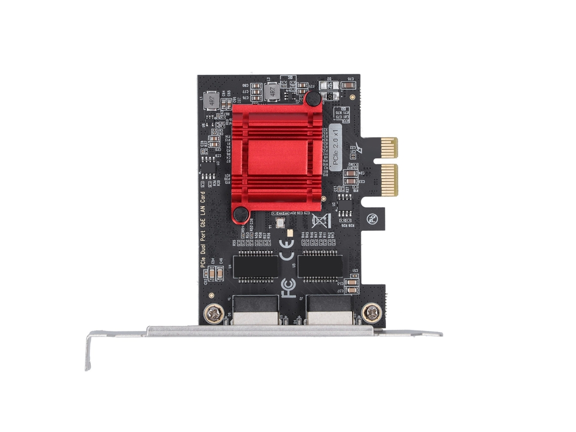 Placa de Rede Gigabit LAXISCREED (duas Portas, Servidor)