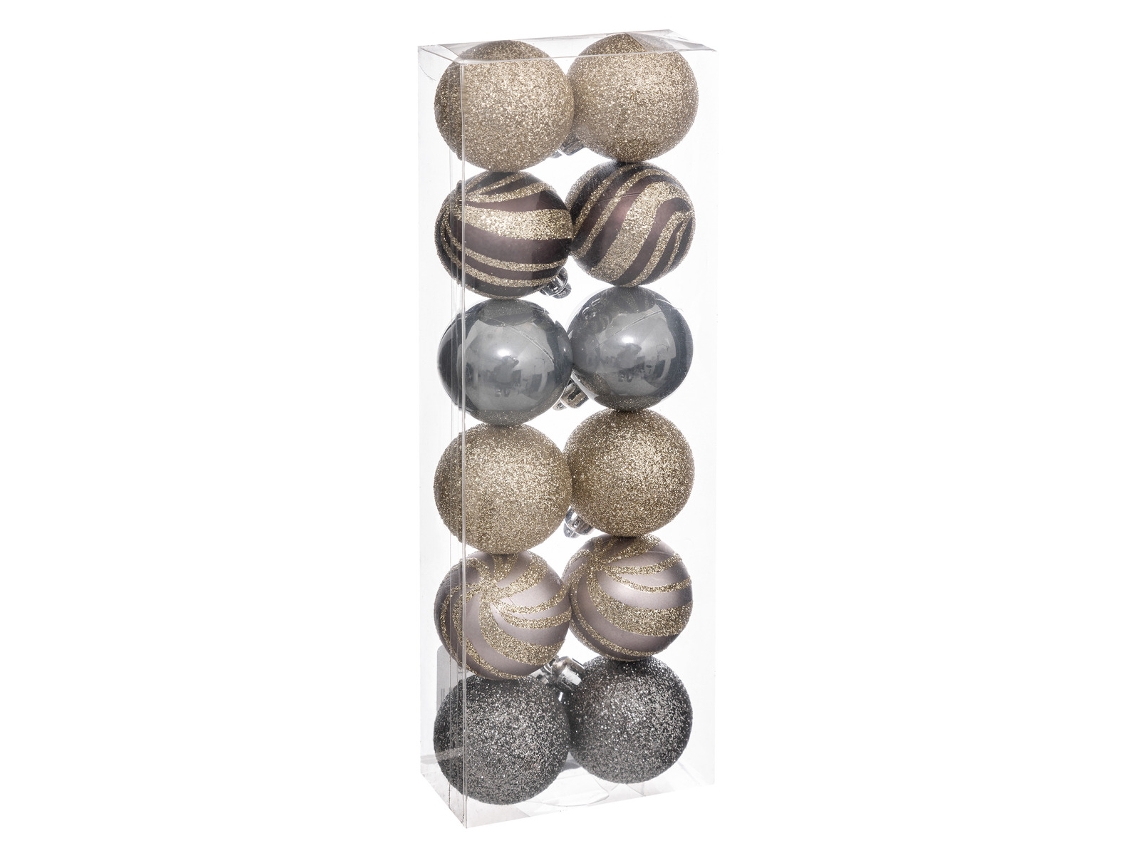 Bolas de Natal 40Mm X12 Solar FEERIC LIGHTS & CHRISTMAS