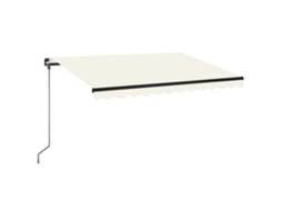 Retractable Awning, Retractable Awnings Vidaxl Creme Alumínio (350 X 250 Cm)