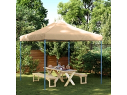 Vidaxl Tenda Para Festas Pop-up Dobrável 292x292x315 Cm Bege