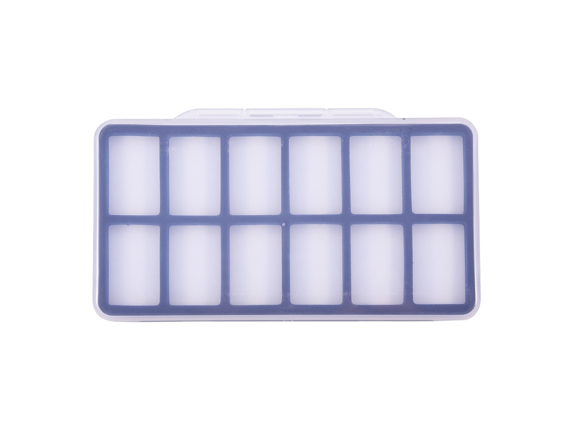 Fishing Tackle Box (stores Fishhooks And Lures, New 12 Compartments) White Base Fly Fishing Box