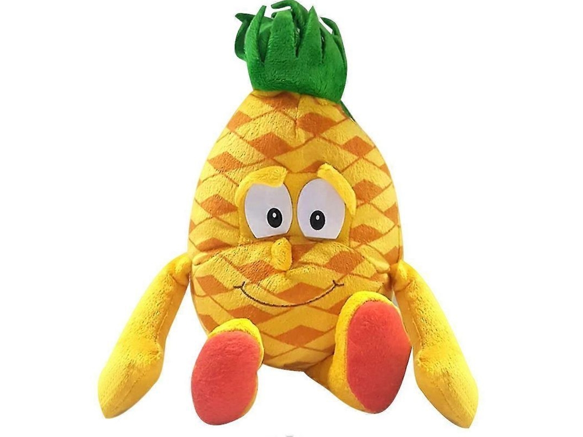 2026 1 Peluche de Fruta/vegetal Piña Lindo Regalo para Niños Material: Peluche de Algodón Pp 25 28cm