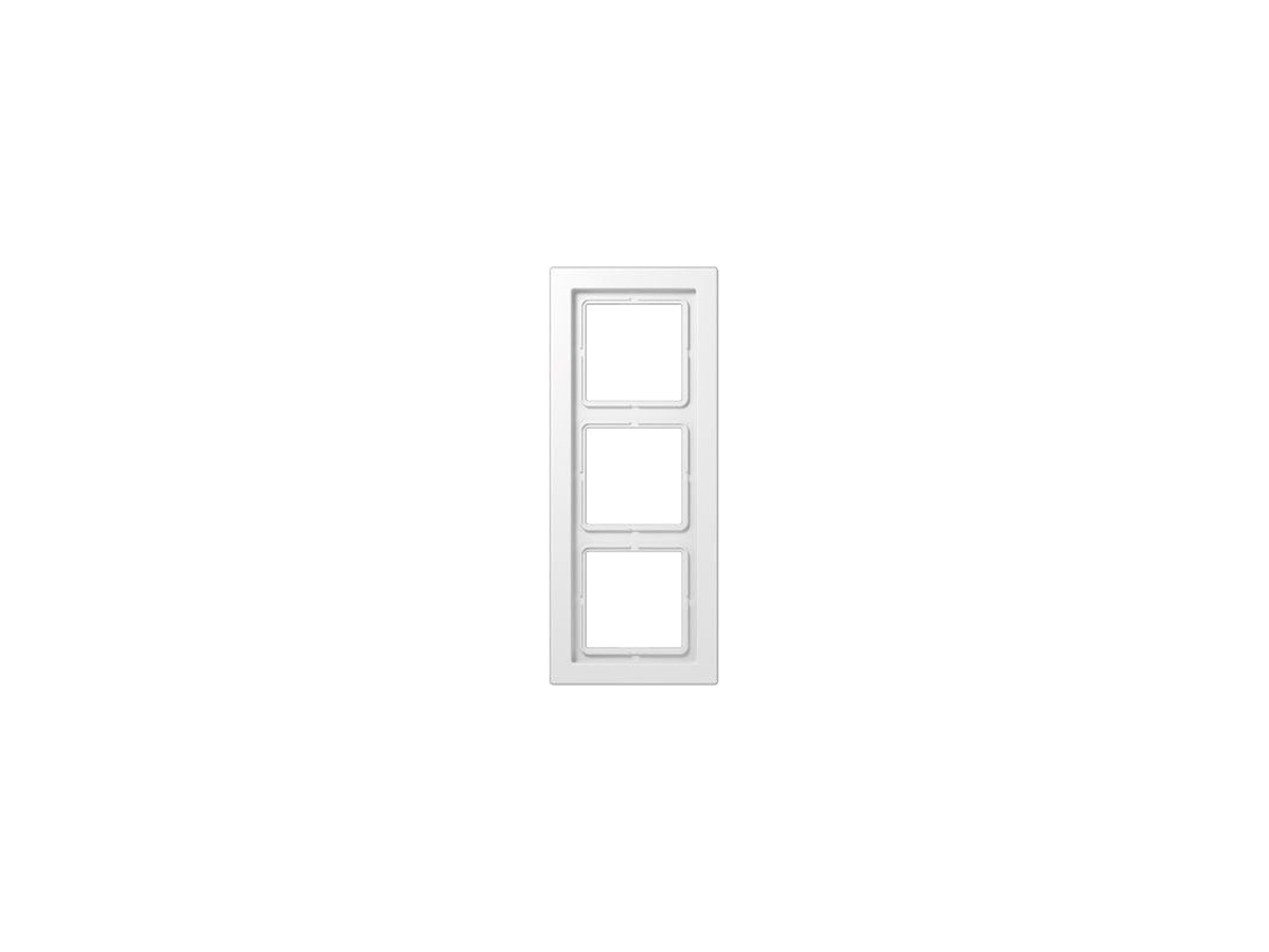 Moldura 3 Elementos Branco Ls Design Jung Lsd 983 Ww (11mm)