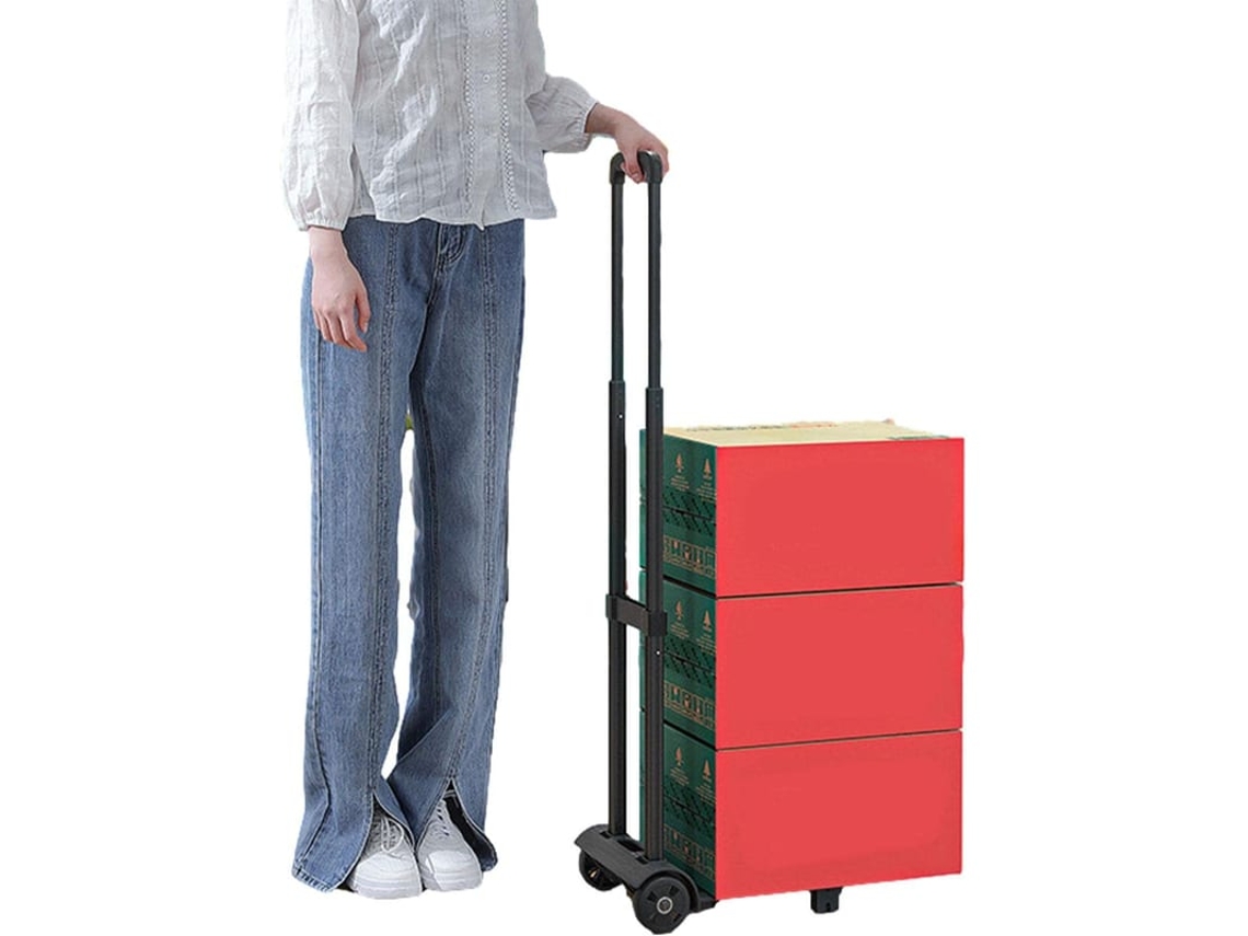 Carrinho De Mão Plegável | Carga Pesada, Portátil Para Viagens De Negócio, Mover Bagagem E Mercadorias