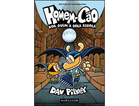 Livro Homem-Cão de Dav Pilkey (Português)