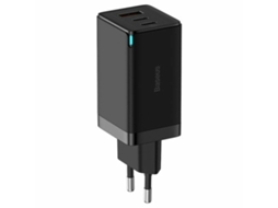Carregador de Parede BASEUS GaN5 Pro 3 (Preto - USB - USB-C - USB 2.0 - USB-C x 2)