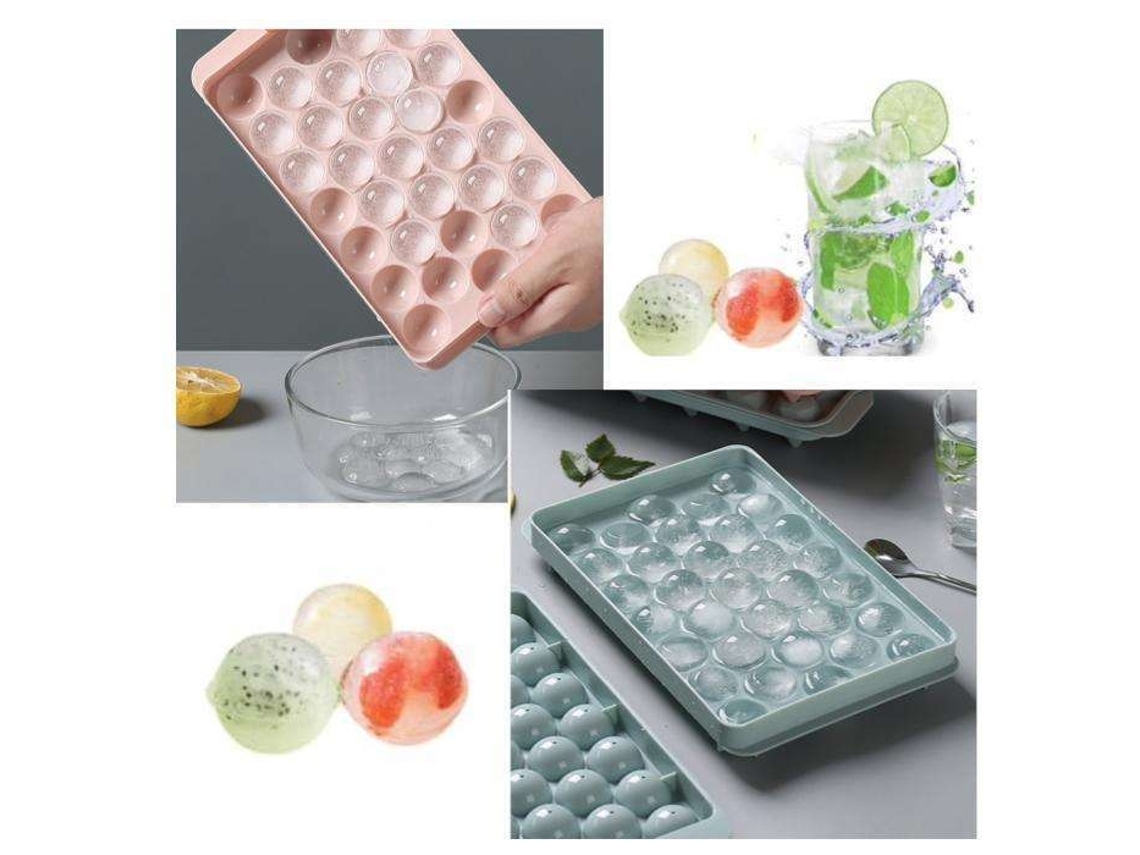 Conjunto De 2 Bolas De Gelo/ Esferas Molde Para, Molde Para Chocolate/gelatina Multicolorido
