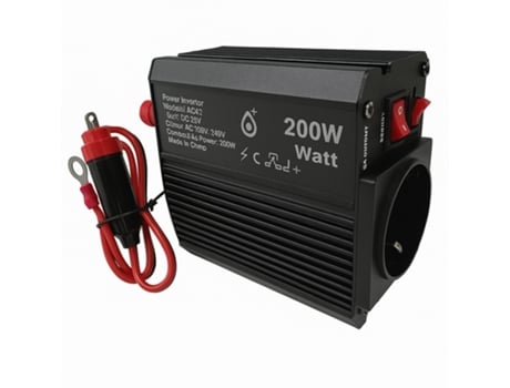 Inversor De Corrente Auto One Plus Na0436 Preto