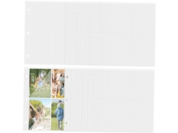 Besportble 40 Feuilles Pochettes Pour Cartes Transparentes Classeur De Cartes À Collectionner Protection Kpop