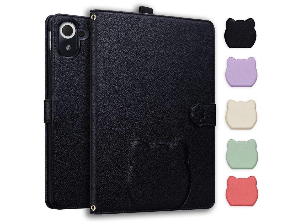 Capa para tablet Webake com textura de pele de lichia e toque de pele de gato