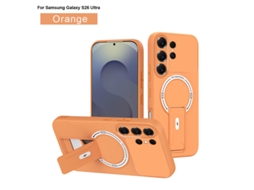 Capa Para Samsung Galaxy S26 Ultra Dual Layer Anti-fingerprint Laranja Czhhmart
