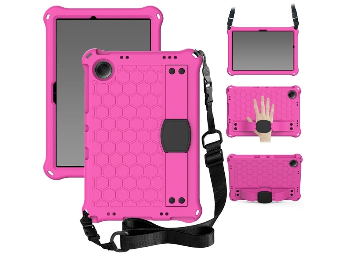 Capa Para Tablet Lurelia, Compatível Com Samsung Galaxy Tab S6 Lite 10.4 P615/p610, Rosa, Suporte Giratório, Proteção Antiquedas