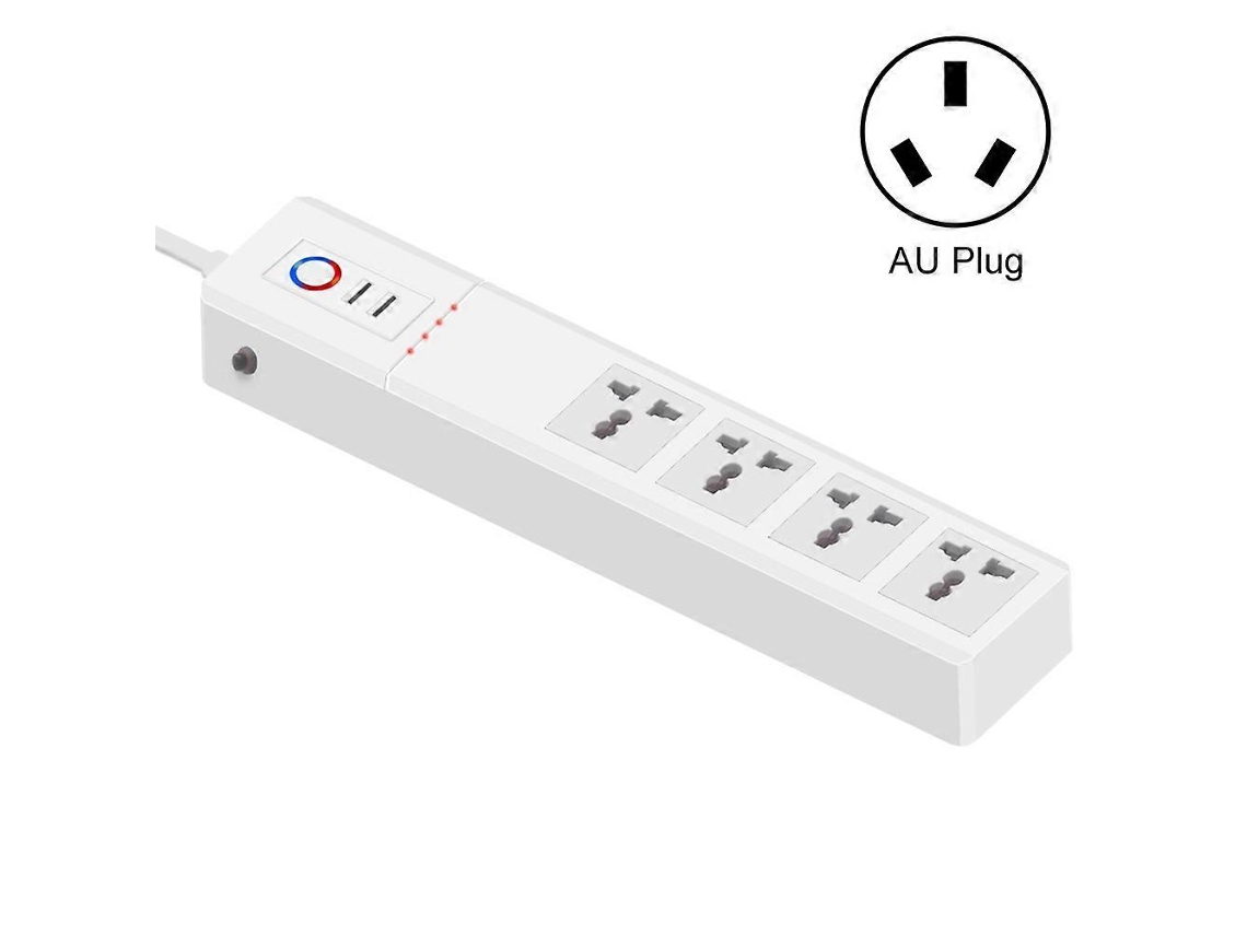Zigbee 16a Sm-so306-m Tomada Inteligente Multifuncional Com 4 Saídas E 2 Portas Usb