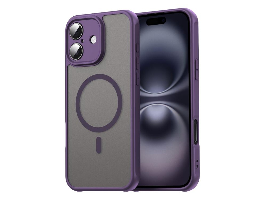 Capa Fan Dun Para Iphone 16 - Tpu Híbrido Pc Fosco - Magsafe