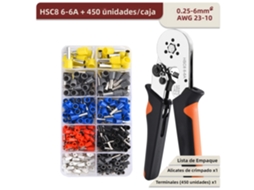 Kit de Crimpagem MDUG para terminais tubulares, tamanhos 0.08 a 16mm²