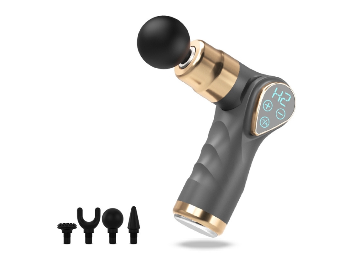Mini Pistola MDUG de Massagem Fascial, Tela LCD (cinza)