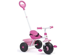 Triciclo 3 Em 1 - Molto - Urban Trike - Rosa - Para Crianças Dos 18 Meses Aos 4 Anos - Fácil Montagem