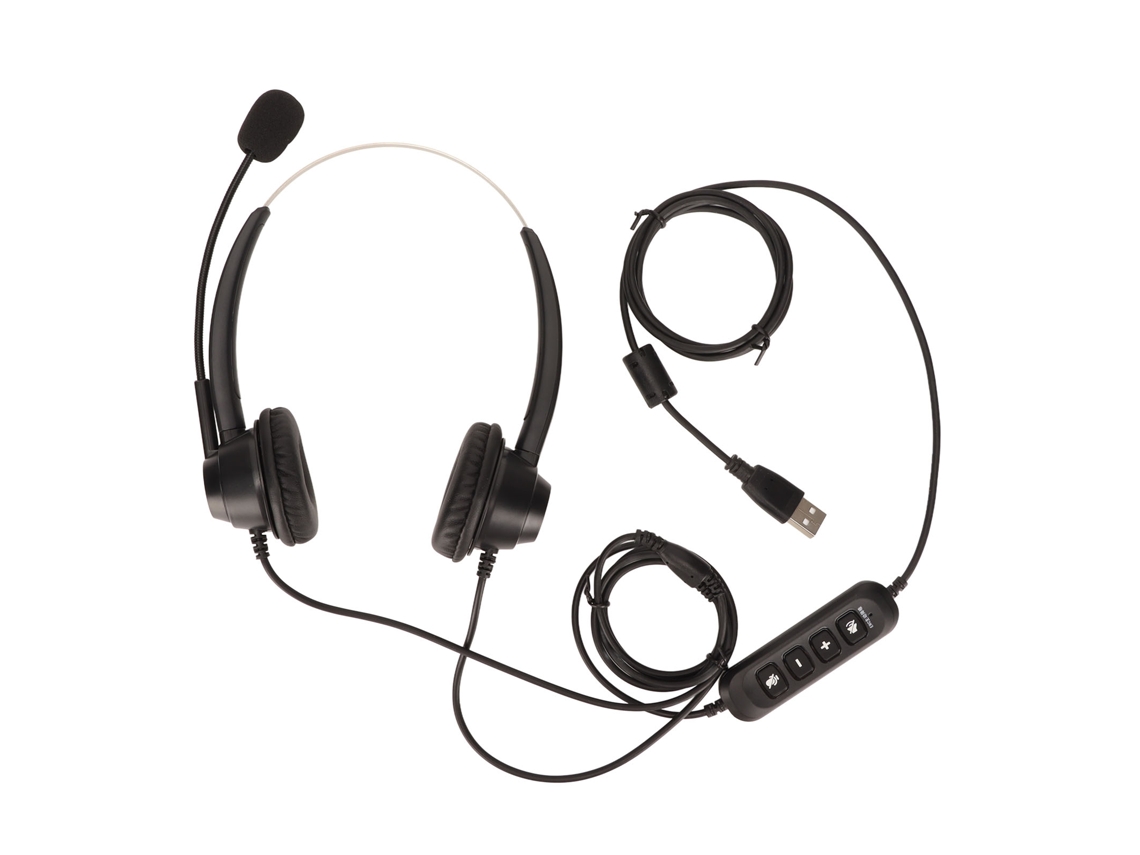 Ouvido LAXISCREED Usb Fone para Call Center com Microfone