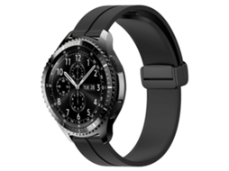 Pulseira De Silicone Com Fecho Magnético De Cor Sólida De 22 Mm Para Samsung Gear S3 Classic