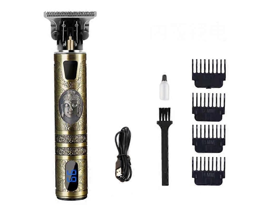 Máquina De Cortar Cabelo Elétrica Sem Fio Usb, Recarregável, À Prova D'água, Profissional, Para Barbeiros.