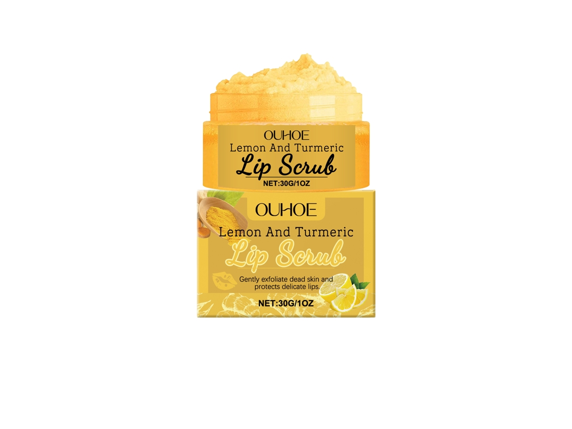 Scrub Labial com Curcuma e Limão