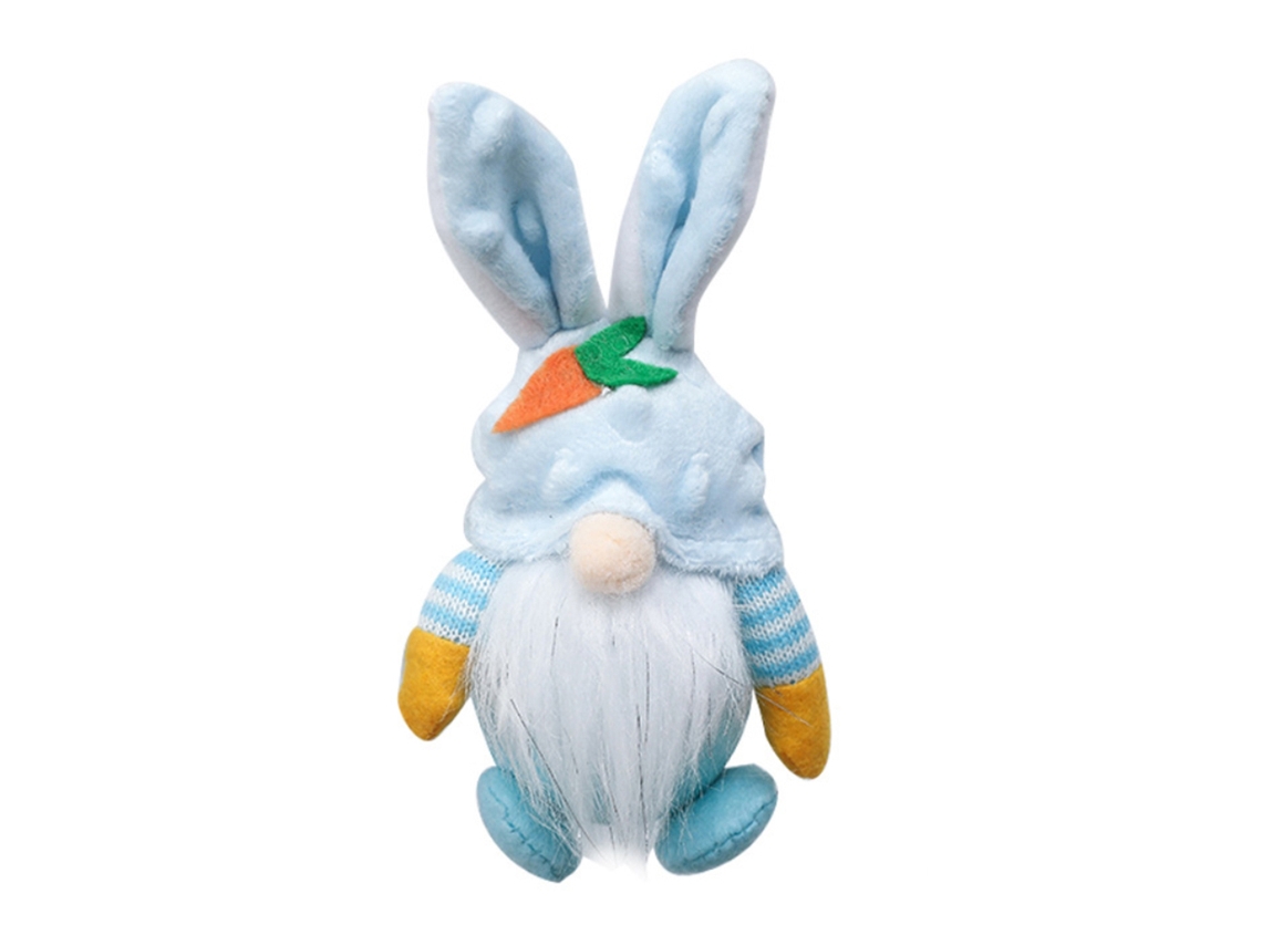 Decoração de Boneco Gnomos de Páscoa de Pelúcia