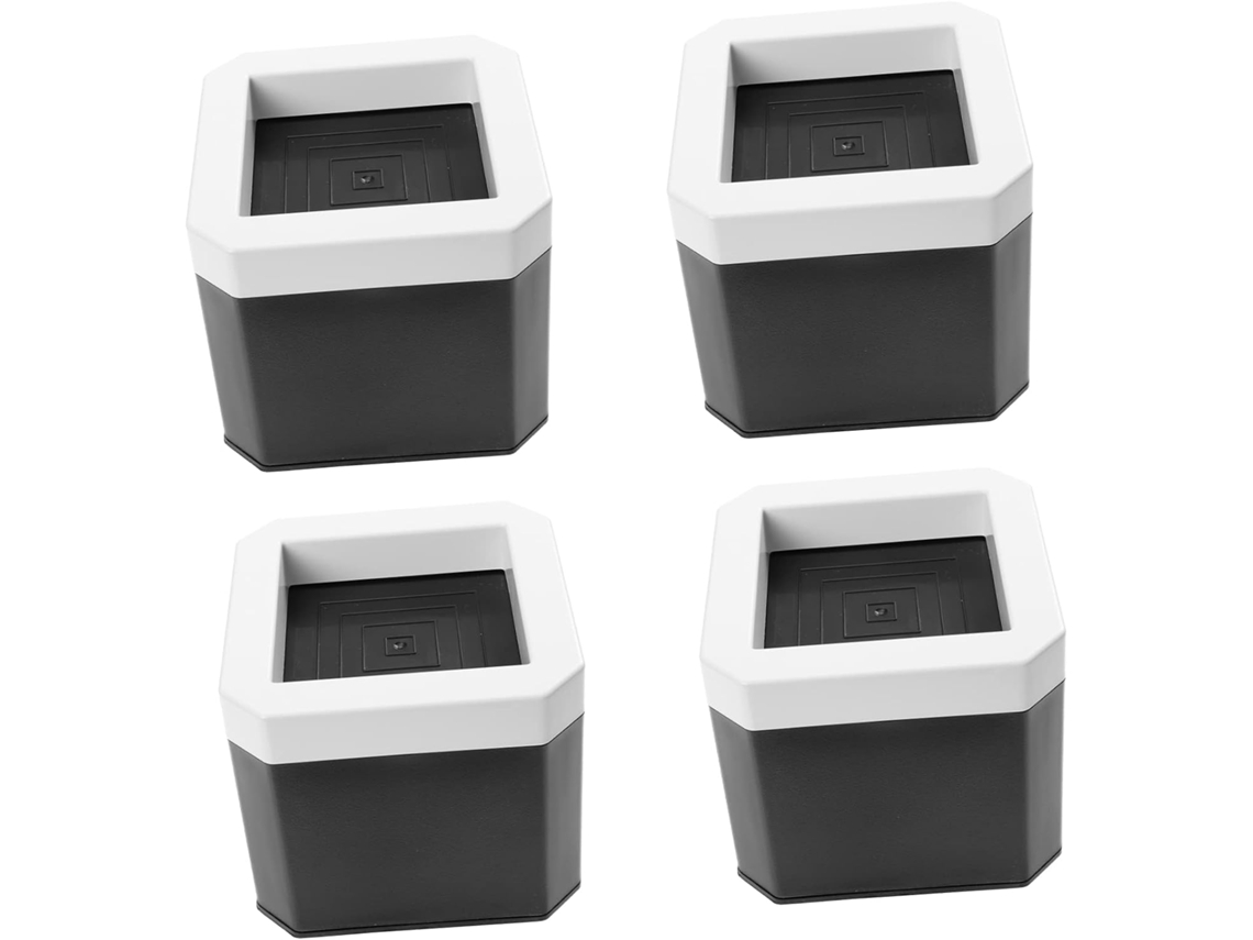 Ciieeo Conjunto De 4-tapetes Antiderrapantes Para Móveis, Elevadores De Mesa, Resistentes, Para Proteção De Pisos E